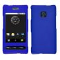 For LG Optimus GT540 Cover Hard Case Rubberized Blue