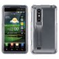 For LG Thrill 4G / Optimus 3D P920 Cover Hard Case Transperant Clear