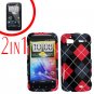 For HTC Sensation 4G Cover Hard Case Agryle + Screen Protector 2-in-1