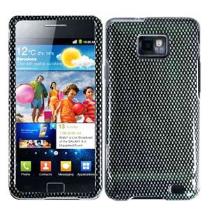 For Samsung Galaxy S II i9100 Cover Hard Case Carbon Fiber