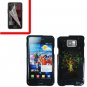 For Samsung Galaxy S II i9100 Cover Hard Case Tree +Screen Protector