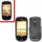 For Samsung Gravity Smart / Galaxy Q SGH-T589 Cover Hard Case Carbon Fiber +Screen Protector