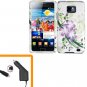 For Samsung Galaxy S II i9100 Car Charger +Hard Case G-Lily