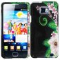 For Samsung Galaxy S II i9100 Car Charger +Hard Case GR-Flower