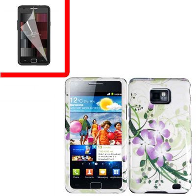 For Samsung Galaxy S II i9100 Cover Hard Case G-Lily +Screen Protector