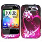 For HTC Wildfire S Cover Hard Case Love