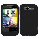For HTC Wildfire S Cover Hard Case Black
