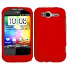 For HTC Wildfire S Cover Hard Case Red