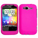 For HTC Wildfire S Cover Hard Case Hot Pink