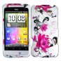 For HTC Status / ChaCha Cover Hard Case W-Flower