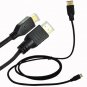 For Motorola Photon 4G/ Electrify MB855 Micro HDMI to HDMI Cable 6ft