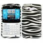For HTC Status / ChaCha Car Charger + Cover Hard Case Zebra