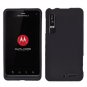 For Motorola Droid 3 XT862 Cover Hard Case Black +Screen 2-in-1