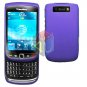 For BlackBerry Torch 9810 4G Cover Hard Case Purple + Screen Protector