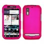 For Motorola Photon 4G/ Electrify MB855 Cover Hard Case H-Pink +Screen 2-in-1