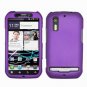For Motorola Photon 4G/ Electrify MB855 Cover Hard Case Purple +Screen 2-in-1