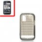 For Motorola Photon 4G/ Electrify MB855 Cover TPU Case D-Clear -Smoke +Screen 2-in-1