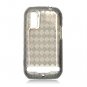 For Motorola Photon 4G/ Electrify MB855 Cover TPU Case D-Clear -Smoke +Screen 2-in-1
