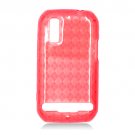 For Motorola Photon 4G MB855 Cover TPU Case D-Clear Red