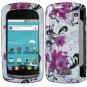 For LG Genesis US760 Car Charger +Cover Hard Case W-Flower 2-in-1