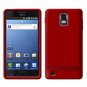 For Samsung Galaxy S Infuse 4G Cover Hard Case Red +Screen Protector