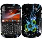 For BlackBerry Bold 9930 4G Car Charger + Cover Hard Case M-Flower