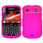 For BlackBerry Bold 9930 9900 4G Car Charger + Cover Hard Case H-Pink