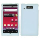 For Motorola Triumph WX435 Cover Hard Case White