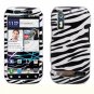 For Motorola Photon 4G MB855 Cover Hard Case Zebra +Screen 2-in-1