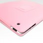 For Apple ipad 2 Cover Leather Case w/ Kick Stand Pink