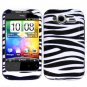 For T-Mobile HTC Wildfire S Cover Hard Case Zebra