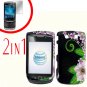 For BlackBerry Torch 9810 4G Cover Hard Case GR-Flower +Screen Protector