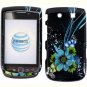 For BlackBerry Torch 9810 4G Cover Hard Case M-Flower +Screen Protector