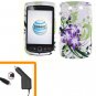 For BlackBerry Torch 9810 4G Car Charger + Cover Hard Case G-LiLy