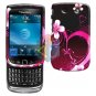 For BlackBerry Torch 9810 4G Car Charger + Cover Hard Case Love