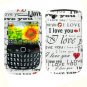 FOR BLACKBERRY CURVE 3G 9300 9330 COVER HARD CASE W-ILU