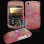 FOR BLACKBERRY CURVE 3G 9300 9330 Cover Hard Case Crystal P-Flower
