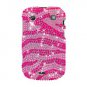 For BlackBerry Bold 9930 9900 4G Cover Hard Case Crystal Bling P-Zebra