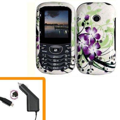For LG Comos 2 VN251 Car Charger +Cover Hard Case G-LiLy 2-in-1