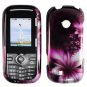 For LG Comos 2 VN251 Car Charger +Cover Hard Case L-Flower 2-in-1