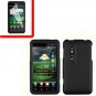 For LG Thrill 4G / Optimus 3D Cover Hard Case Black +Screen 2-in-1