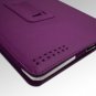 For Apple ipad 2 Cover Leather Case w/ Kick Stand D-Purple