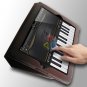 For Apple ipad 2 Cover Leather Case w/ Kick Stand D-Brown