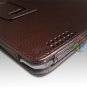 For Apple ipad 2 Cover Leather Case w/ Kick Stand D-Brown