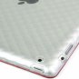 For Apple ipad 2 Cover TPU Case w/ Fold Stand Magenta Stripe