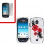 For Samsung Exhibit 4G T759 Cover Hard Case R-LiLy +Screen Protector