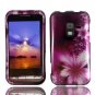 For Samsung Conqure 4G D600 Cover Hard Case L-Flower