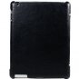 For Apple ipad 2 Cover Leather Case w/ Sleep Mode +Stand #Black Tri-Pad Coutour