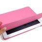 For Apple ipad 2 Cover Leather Case w/ Sleep Mode +Stand #Pink Tri-Pad Coutour