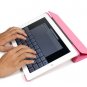 For Apple ipad 2 Cover Leather Case w/ Sleep Mode +Stand #Pink Tri-Pad Coutour